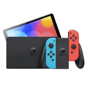 کنسول بازی نینتندو مدل Switch OLED Neon Blue and Neon Red Joy-Con