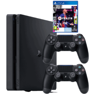 مجموعه کنسول بازی سونی مدل PlayStation 4 Slim CUH-2216A ظرفیت 500 گیگابایت به همراه بازی فیفا21